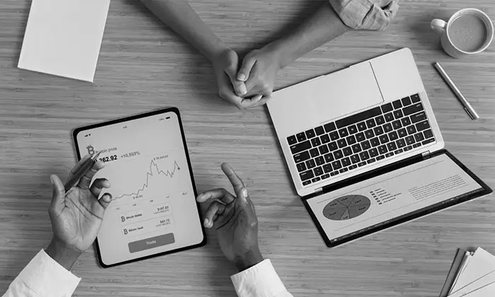 Trustworthy Ghanaian business website shown on a laptop screen