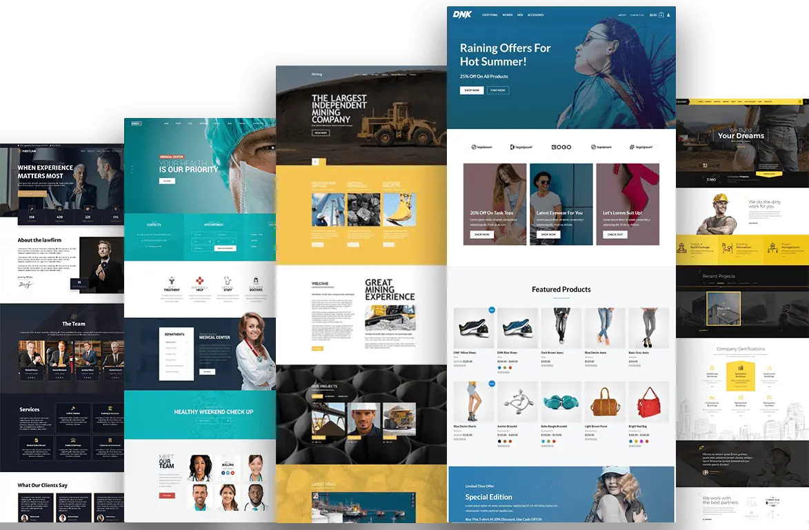 Custom website design services for various business niches in Ghana by Cedisco